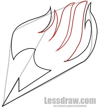 Як намалювати знак хвіст феї, lessdraw (хвіст) Як намалювати знак хвіст феї, lessdraw
