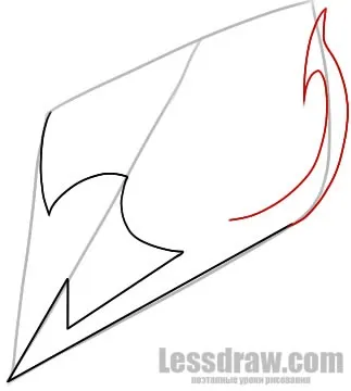 Як намалювати знак хвіст феї, lessdraw (хвіст) Як намалювати знак хвіст феї, lessdraw