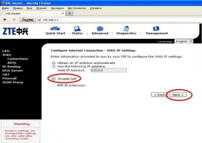 Як налаштувати роутер zte 831 (налаштувати) Як налаштувати роутер zte 831