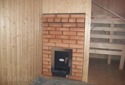 Як обкласти піч у лазні цеглою (піч) Як обкласти піч у лазні цеглою