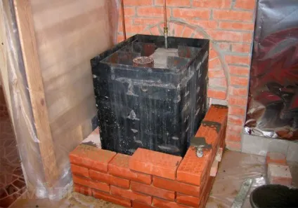Як обкласти піч у лазні цеглою (облицювання кам'янки цеглою) Як обкласти піч у лазні цеглою