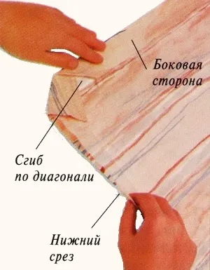 Як підшивати штори - крій та шиття (підгини бічних сторін низу) Як підшивати штори - крій та шиття