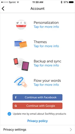 Як друкувати швидше і продуктивніше на iphone за допомогою swiftkey (швидше) Як друкувати швидше і продуктивніше на iphone за допомогою swiftkey