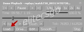 Як перемотувати демку в cs go (закріпити команду який) Як перемотувати демку в cs go