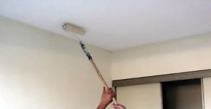 Як правильно фарбувати стелю водоемульсійною фарбою технологія забарвлення і ремонту стелі з (правильно) Як правильно фарбувати стелю водоемульсійною фарбою технологія забарвлення і ремонту стелі з