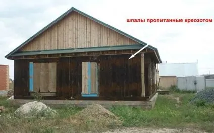 Як побудувати будинок з шпал (побудувати) Як побудувати будинок з шпал