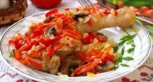 Як приготувати курячі ніжки з овочами швидко рецепт з фото (курячі) Як приготувати курячі ніжки з овочами швидко рецепт з фото