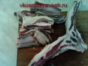 Як приготувати баранячі реберця з картоплею, покроковий фото рецепт (страви з м'яса) Як приготувати баранячі реберця з картоплею, покроковий фото рецепт