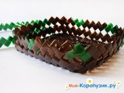 Як зробити кошик з пластикових пляшок покроковий майстер-клас з фото (модулів іншого кольору) Як зробити кошик з пластикових пляшок покроковий майстер-клас з фото