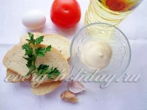 Грінки з часником і помідорами рецепт (рецепт) Грінки з часником і помідорами рецепт