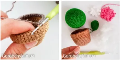 Игольница кактус гачком
