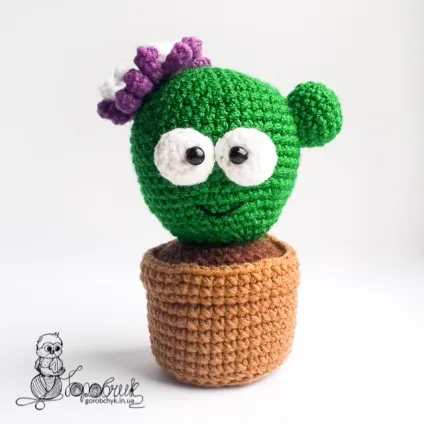 Игольница кактус гачком