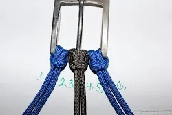 Як сплести ремінь з паракорд (paracord), все разом