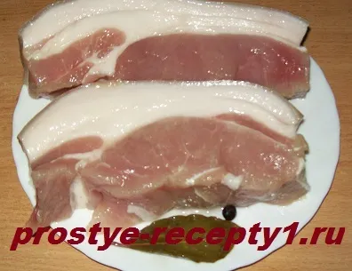Як солити сало в розсолі