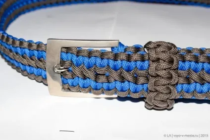 Як сплести ремінь з паракорд (paracord), все разом