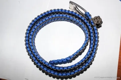 Як сплести ремінь з паракорд (paracord), все разом