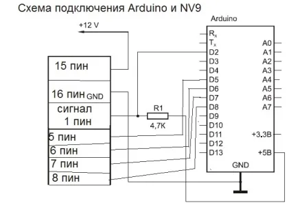Як з'єднати arduino і монетоприймач nv-9 (торговий) Як з'єднати arduino і монетоприймач nv-9