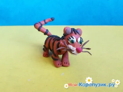 Як зліпити тигра з пластиліну (зліпити) Як зліпити тигра з пластиліну