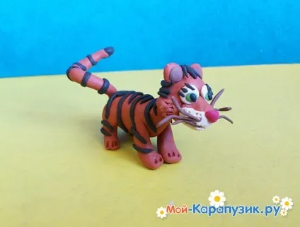 Як зліпити тигра з пластиліну (зліпити) Як зліпити тигра з пластиліну