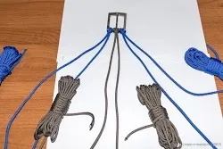 Як сплести ремінь з паракорд (paracord), все разом