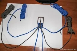 Як сплести ремінь з паракорд (paracord), все разом
