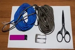 Як сплести ремінь з паракорд (paracord), все разом