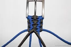 Як сплести ремінь з паракорд (paracord), все разом