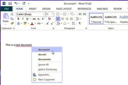 Як прибрати підкреслення в word кілька способів