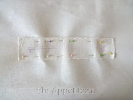 Як зшити прорізна кишеня на блискавці для сумки, artappetite