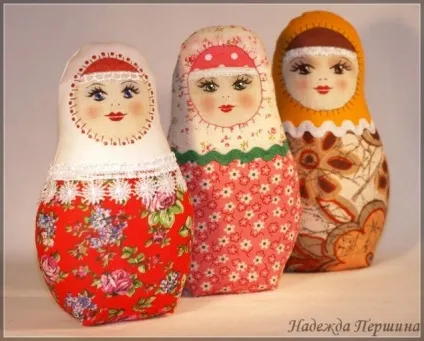 Як зшити матрьошку (матрьошку) Як зшити матрьошку