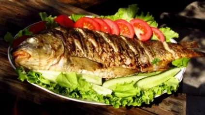 Короп на мангалі (на решітці, в фользі) - рецепти з фото (решітці) Короп на мангалі (на решітці, в фользі) - рецепти з фото