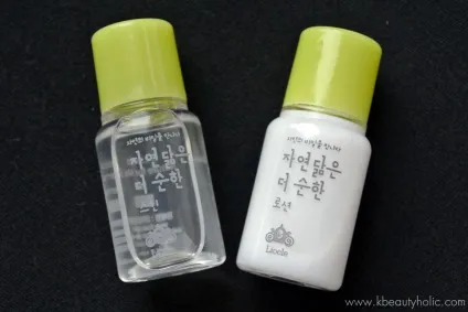 Kbeautyholic мініатюри lioele nature for me skin і lotion, відгук (nature) Kbeautyholic мініатюри lioele nature for me skin і lotion, відгук