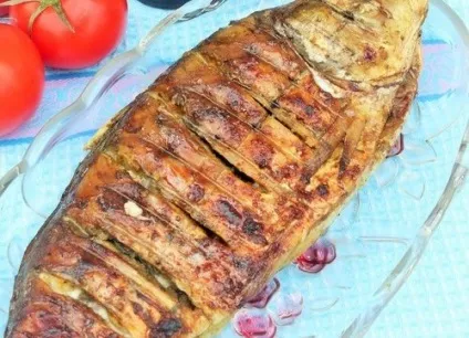 Короп на мангалі (на решітці, в фользі) - рецепти з фото (короп) Короп на мангалі (на решітці, в фользі) - рецепти з фото