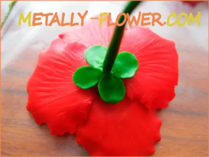 Керамічна флористика маки - майстер клас, частина 2, metally flower (маки з полімерної глини фото) Керамічна флористика маки - майстер клас, частина 2, metally flower