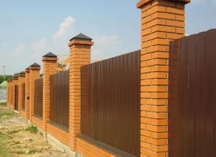 Кладка стовпів з цегли своїми руками (паралельно один одному) Кладка стовпів з цегли своїми руками