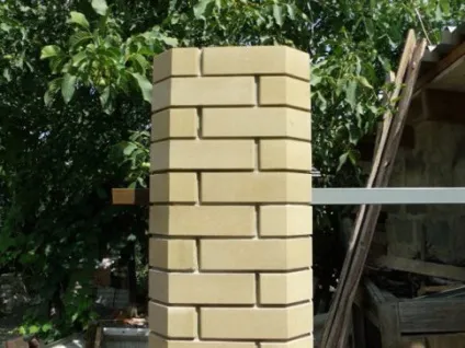 Кладка стовпів з цегли своїми руками (стусанами один одному) Кладка стовпів з цегли своїми руками