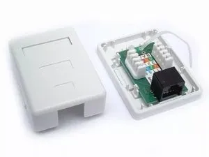 Комп'ютерна розетка rj45 підключення і монтаж на стіну (комп'ютерна розетка) Комп'ютерна розетка rj45 підключення і монтаж на стіну