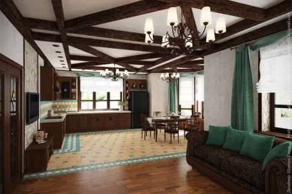 Комбінований підлогу на кухні ламінат і плитка 45 фото рішень (ламінат) Комбінований підлогу на кухні ламінат і плитка 45 фото рішень
