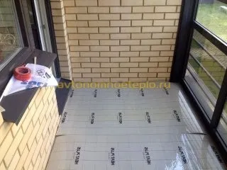 Інфрачервона тепла підлога на балконі або лоджії - етапи укладання своїми руками (лоджії) Інфрачервона тепла підлога на балконі або лоджії - етапи укладання своїми руками