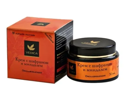 Індійський крем для обличчя аюрведичний крем kumkumadi, aasha herbals (aasha) Індійський крем для обличчя аюрведичний крем kumkumadi, aasha herbals
