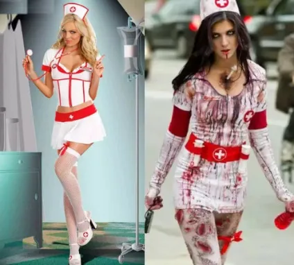 Костюм на Хеллоуїн 2017 для дівчинки і дівчата своїми руками в домашніх умовах медсестри, черниці (дівчата) Костюм на Хеллоуїн 2017 для дівчинки і дівчата своїми руками в домашніх умовах медсестри, черниці
