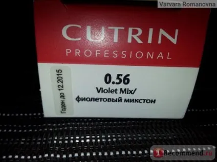 Фарба для волосся cutrin reflection demi - «мої спроби самостійного фарбування