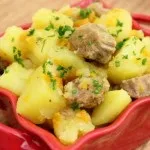 Курка з баклажанами в мультиварці (зелень петрушки кропу рослинне) Курка з баклажанами в мультиварці