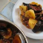 Курка з баклажанами в мультиварці (зелень петрушки кропу рослинне) Курка з баклажанами в мультиварці