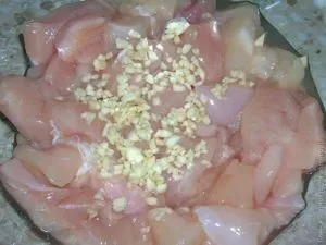 Курка по-китайськи з рисом