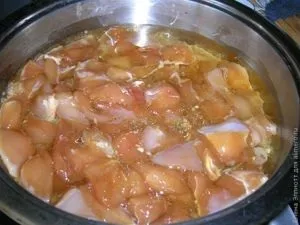 Курка по-китайськи з рисом