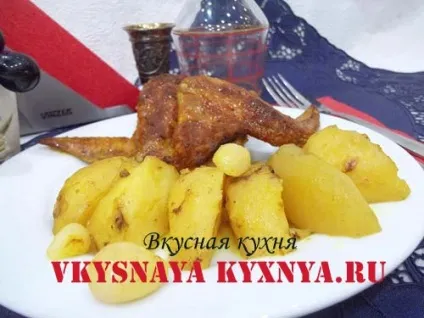 Курячі крильця, запечені в духовці з картоплею, рецепт з фото (рецепт) Курячі крильця, запечені в духовці з картоплею, рецепт з фото