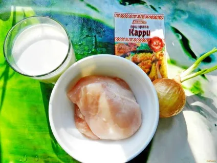 Курка каррі з вершками рецепт з фото (рецепт) Курка каррі з вершками рецепт з фото