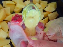 Курка з гірчицею і майонезом - як смачно (смачно) Курка з гірчицею і майонезом - як смачно