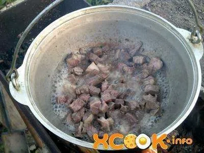 Лагман в казані, приготований на вогнищі - покроковий рецепт з фото (лагман на багатті) Лагман в казані, приготований на вогнищі - покроковий рецепт з фото